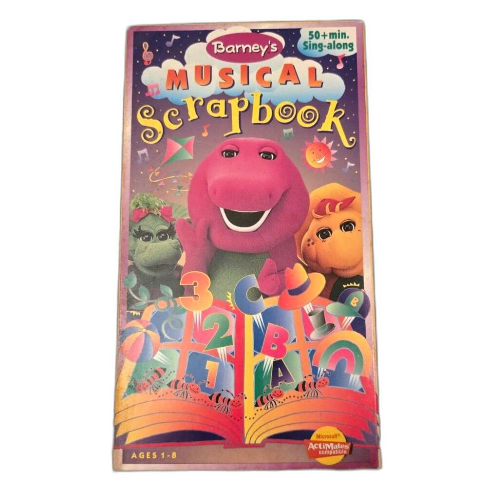 Barney's Musical Scrapbook VHS Lyrick Studios Children's Musical